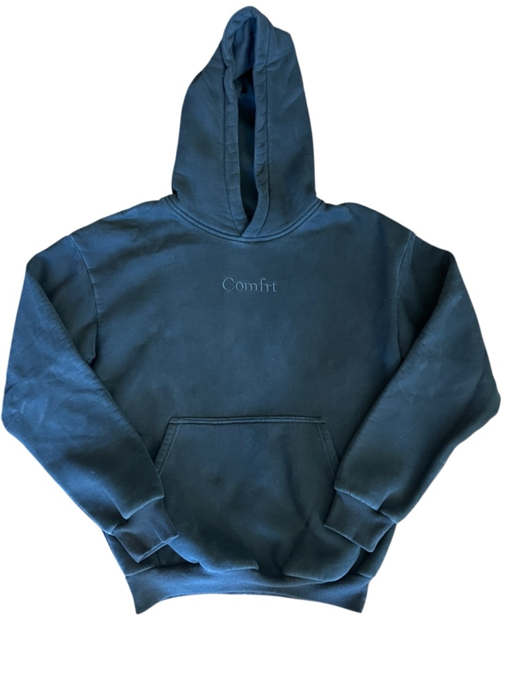 Comfrt Women's Black Hoodie Sweatshirt